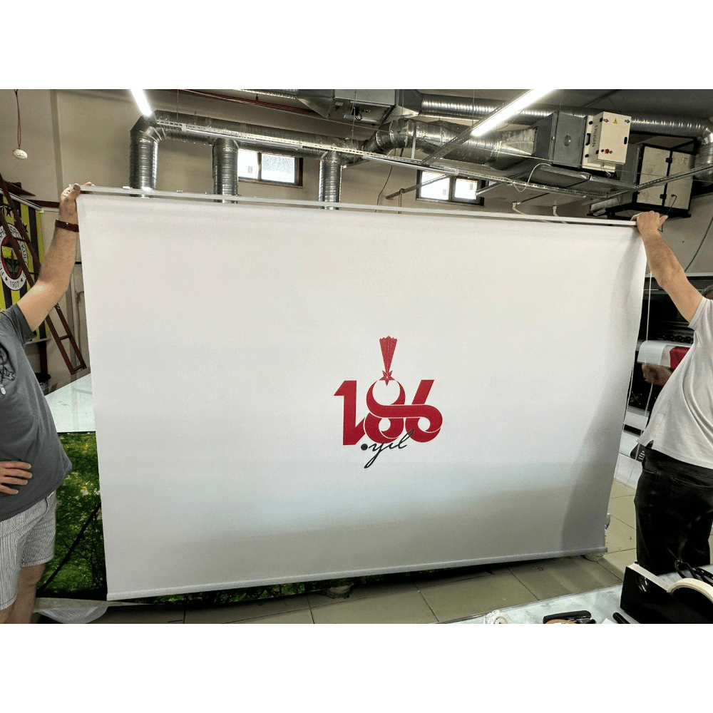 Reklam ve Logo Baskılı Stor Perde