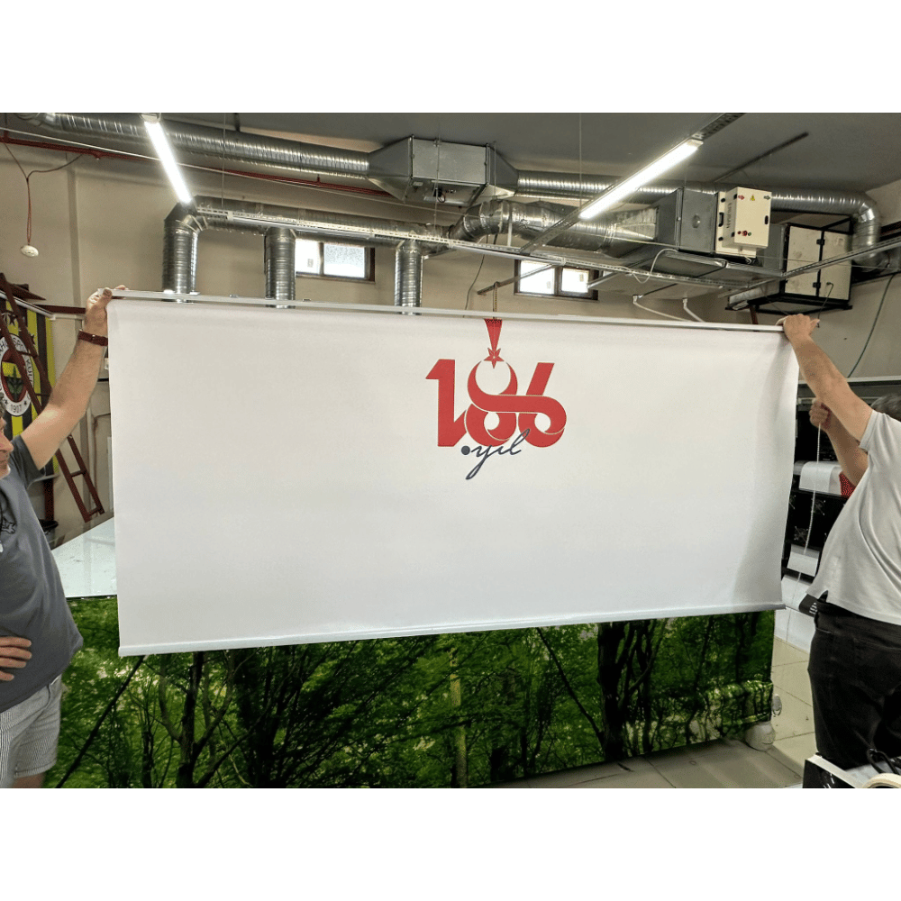 Reklam ve Logo Baskılı Stor Perde
