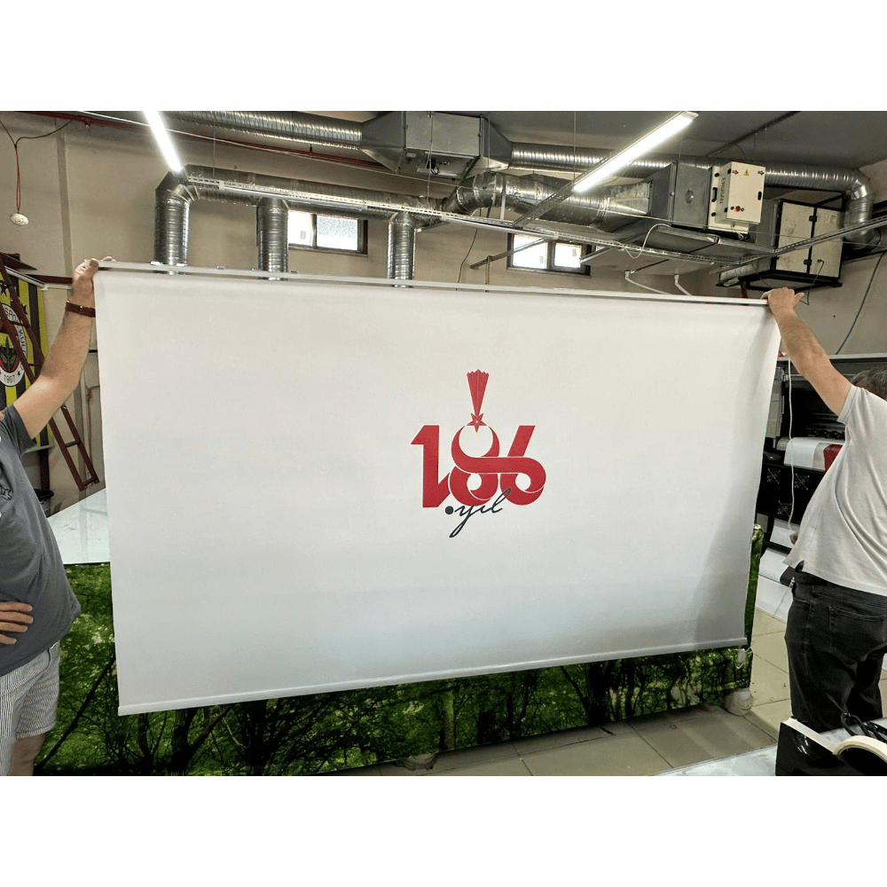 Reklam ve Logo Baskılı Stor Perde