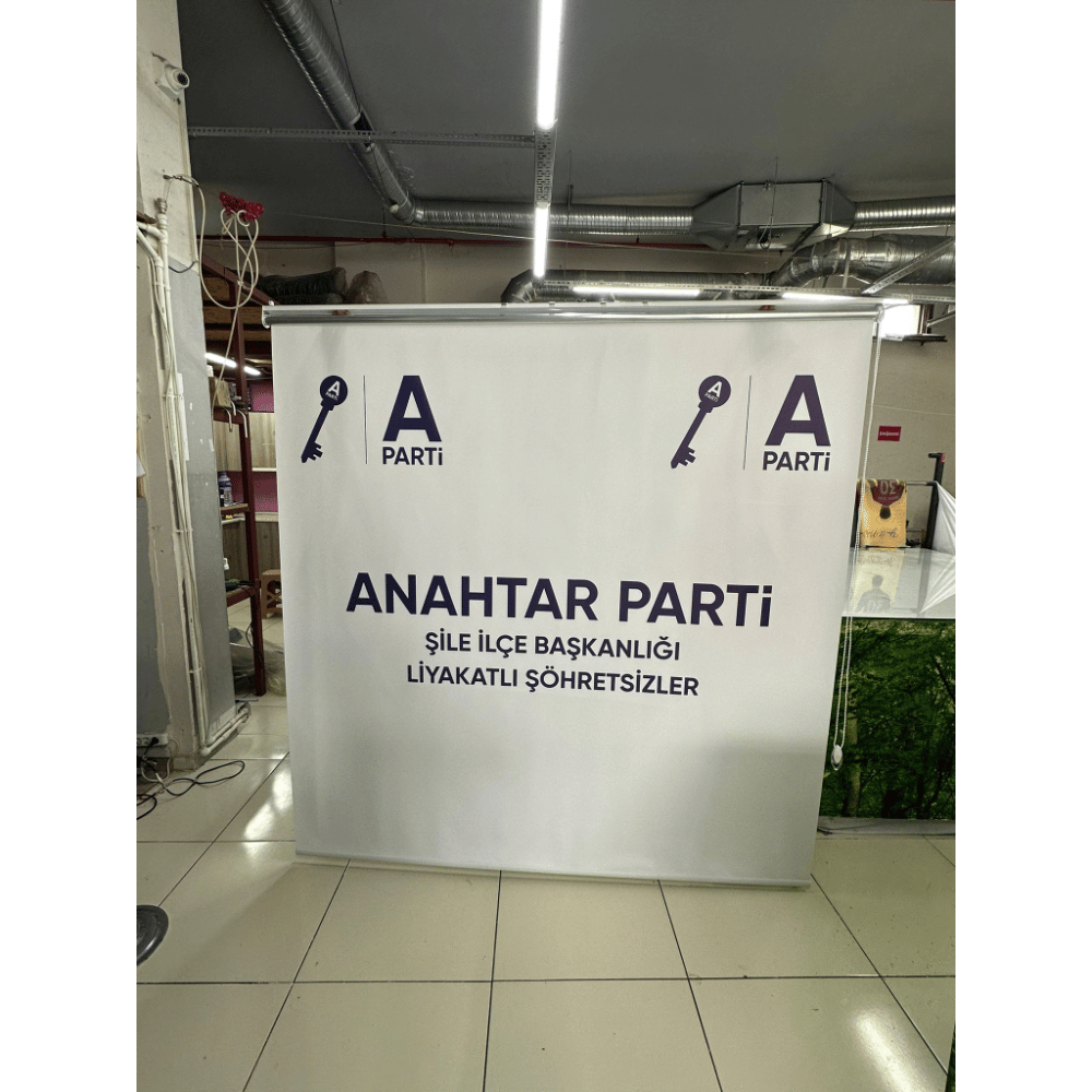 Reklam ve Logo Baskılı Stor Perde