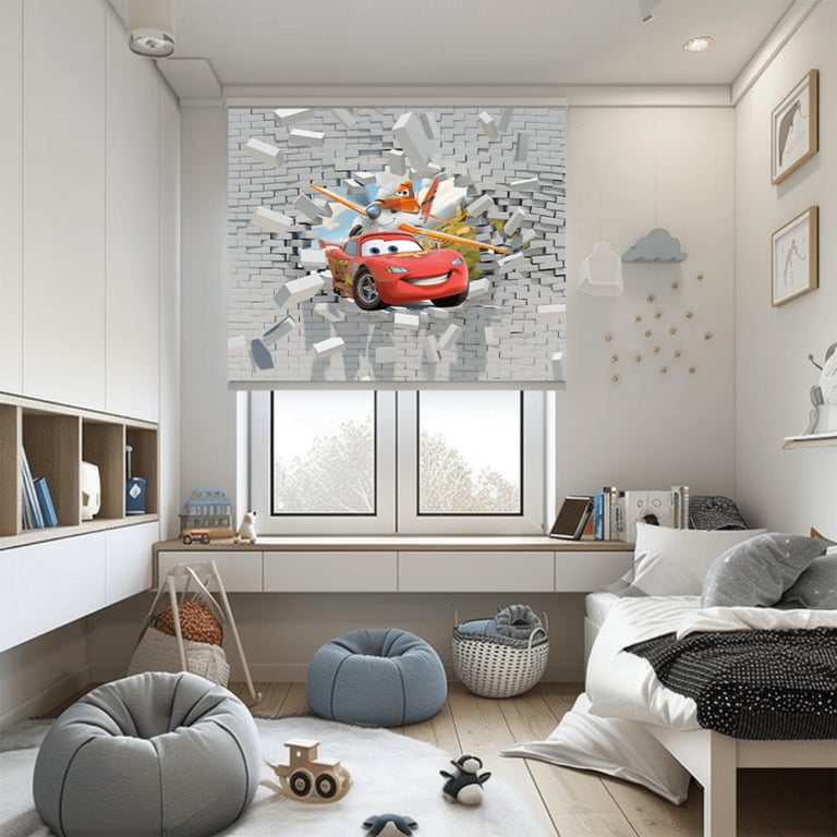 Şimşek Mcqueen Stor Perde