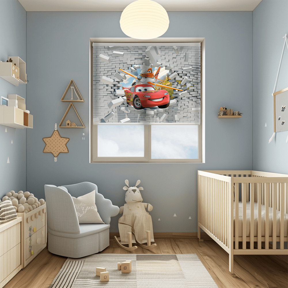 Şimşek Mcqueen Stor Perde