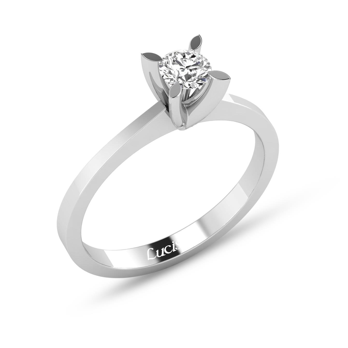 0.18 Karat Pırlanta Tektaş Yüzük S004821