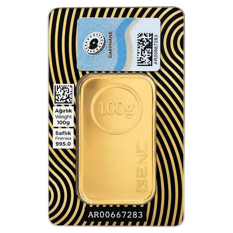 100gr 24 Ayar Gram Altın