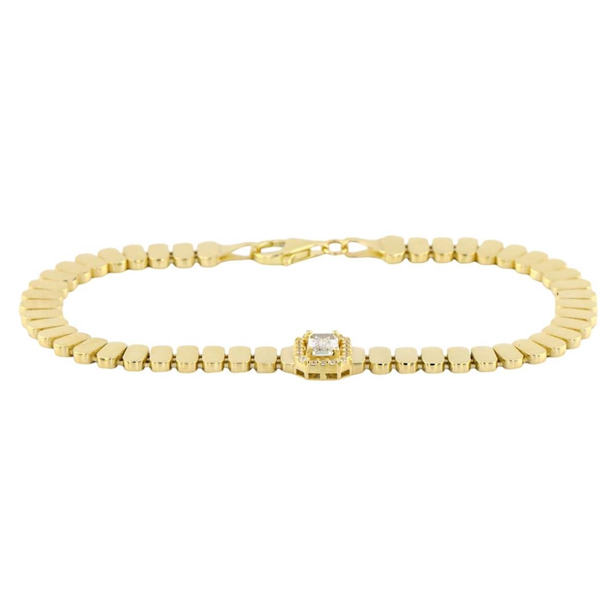 14 Ayar Altın Baget Bileklik  -  0187769