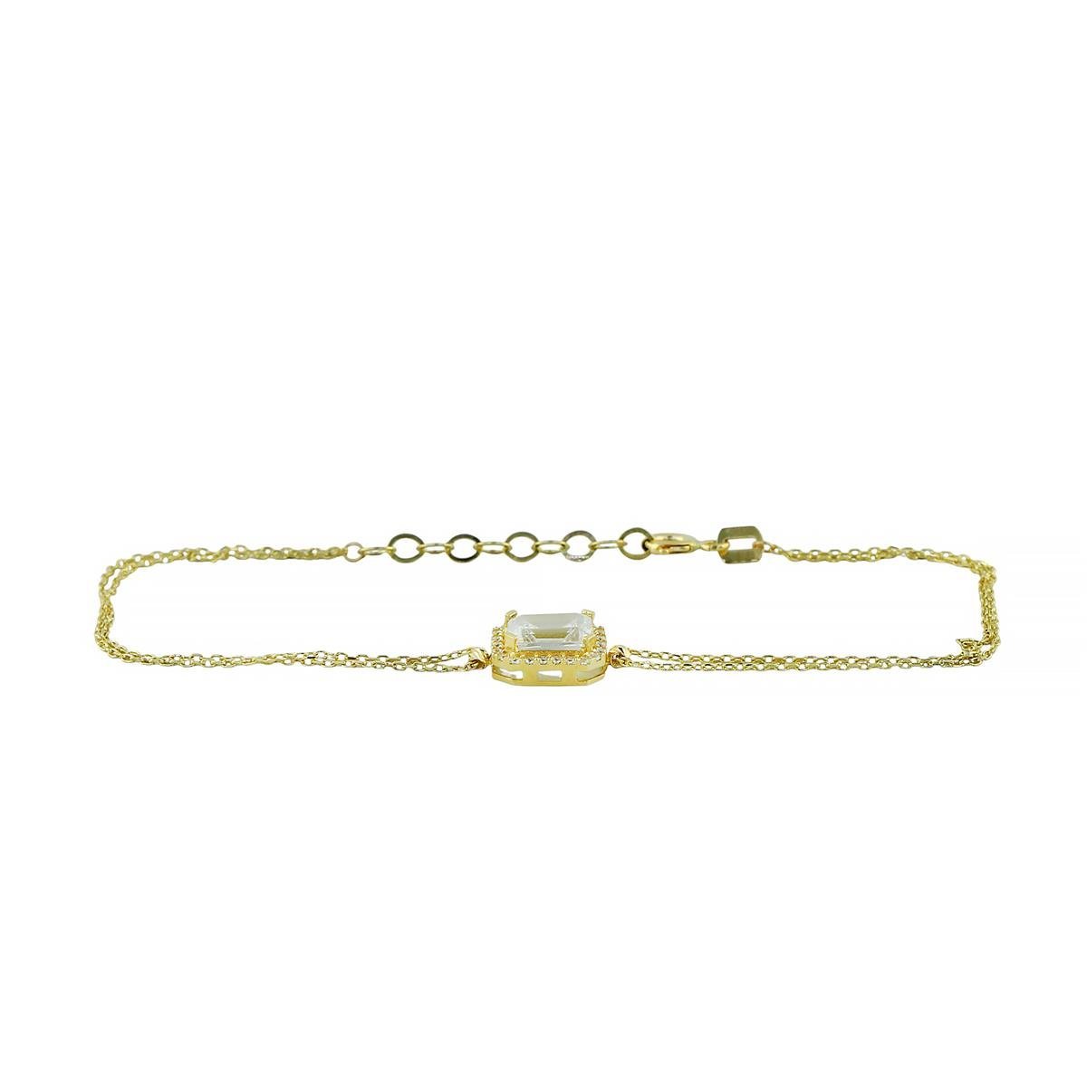 14 Ayar Altın Baget Bileklik  -  0201382