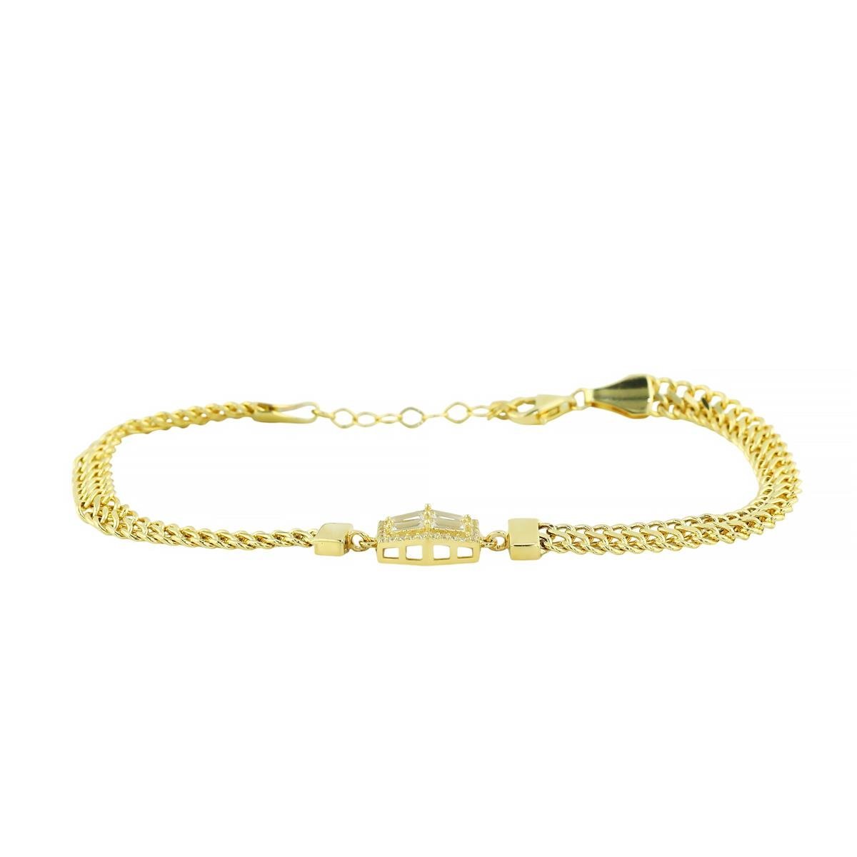 14 Ayar Altın Baget Bileklik  -  0205101