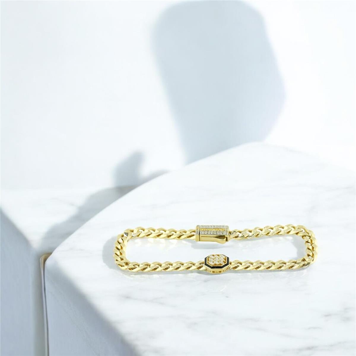 14 Ayar Altın Baget Bileklik  -  0205205