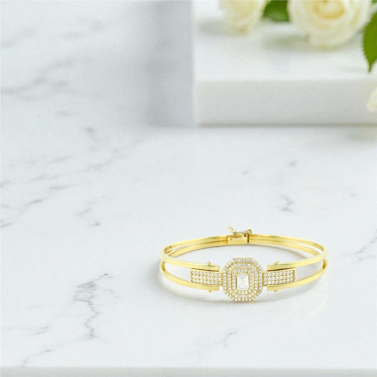 14 Ayar Altın Baget Bilezik  -  0198934