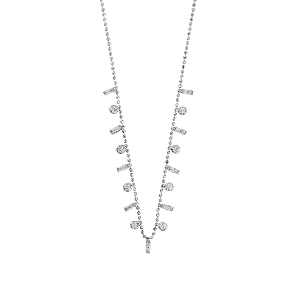 14 Ayar Altın Baget Kolye  -  0204214