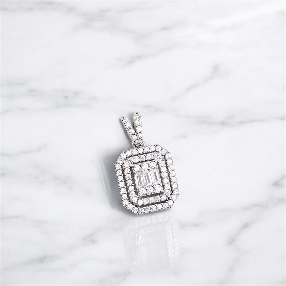 14 Ayar Altın Baget Kolye Ucu  -  0185030