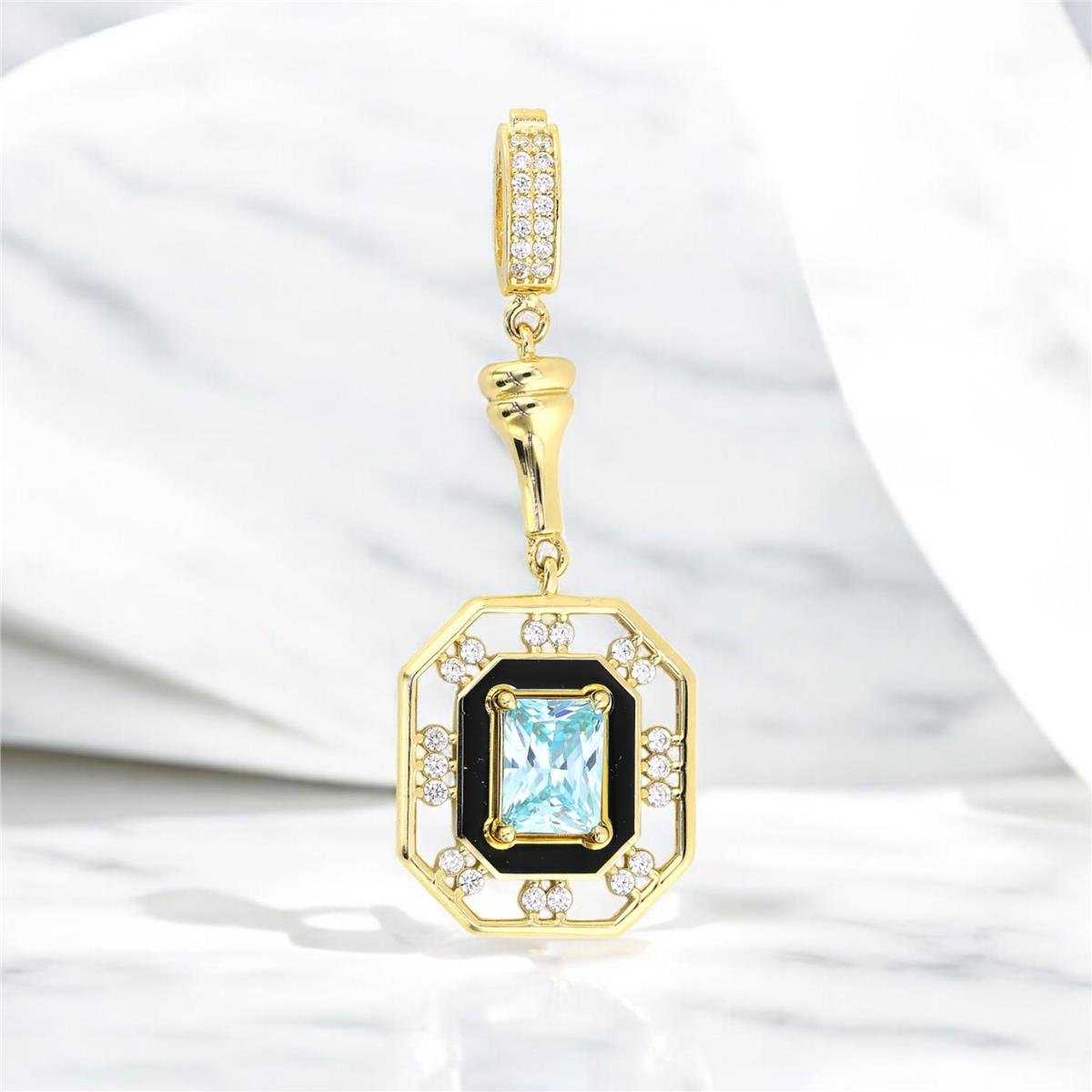 14 Ayar Altın Baget Kolye Ucu  -  0193718