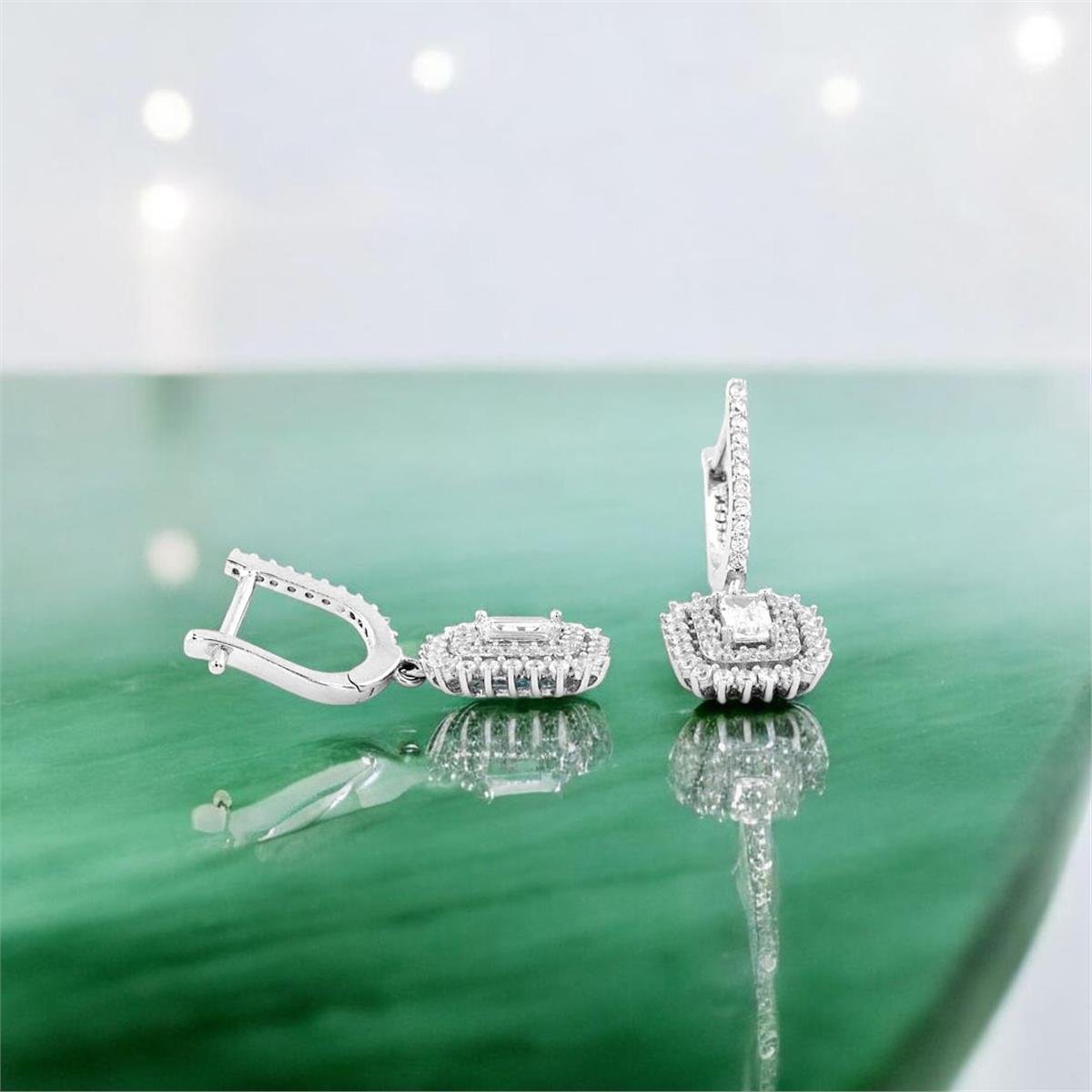 14 Ayar Altın Baget Küpe  -  0185014