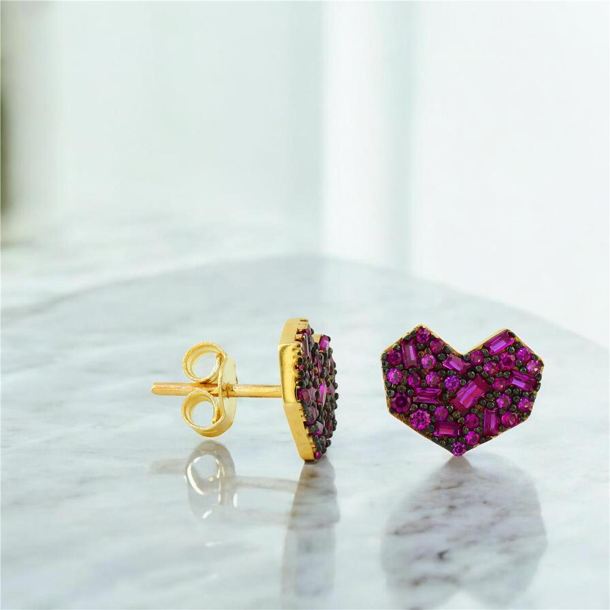 14 Ayar Altın Baget Küpe  -  0204219