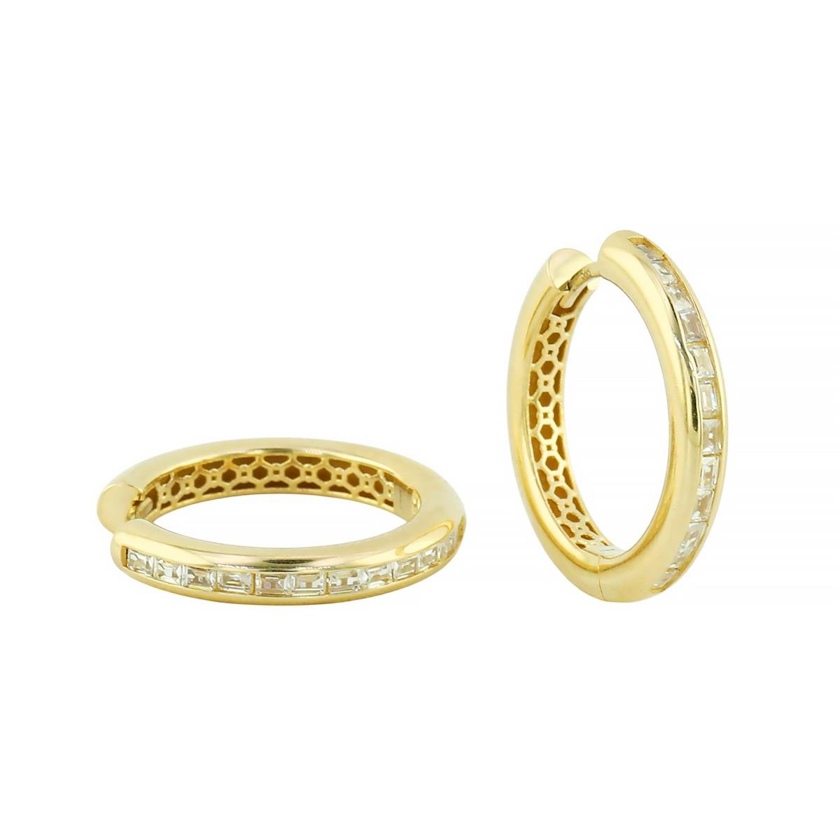 14 Ayar Altın Baget Küpe  -  0205185