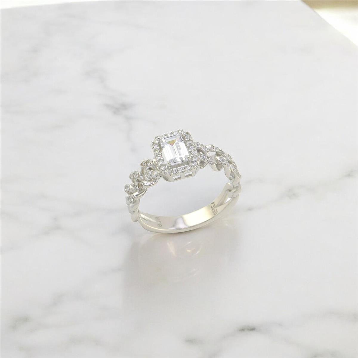 14 Ayar Altın Baget Yüzük  -  0180224