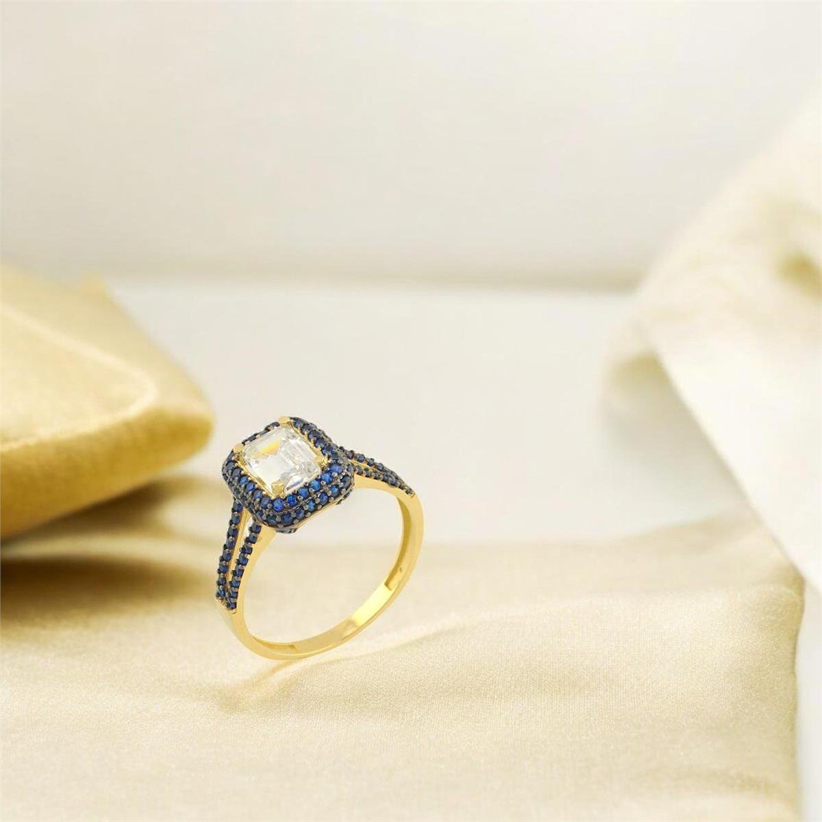 14 Ayar Altın Baget Yüzük  -  0180304