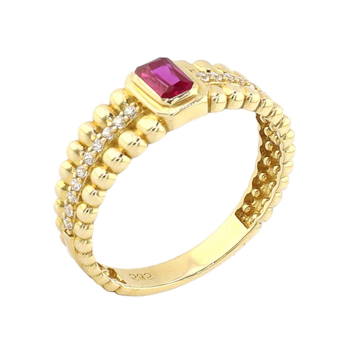 14 Ayar Altın Baget Yüzük  -  0184238