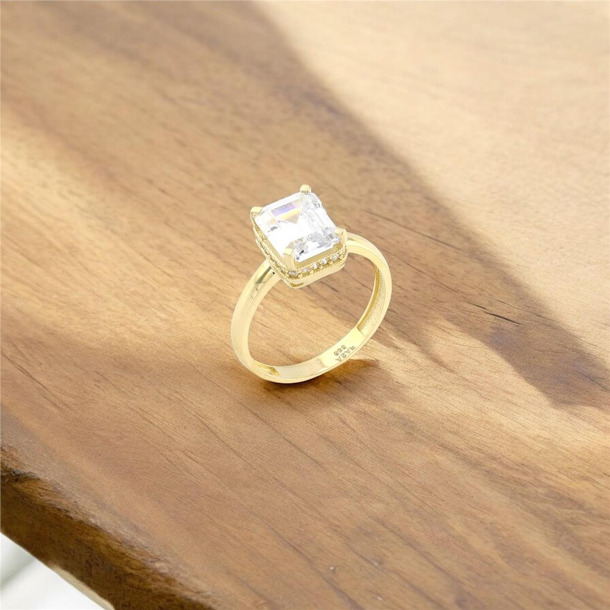 14 Ayar Altın Baget Yüzük  -  0184296