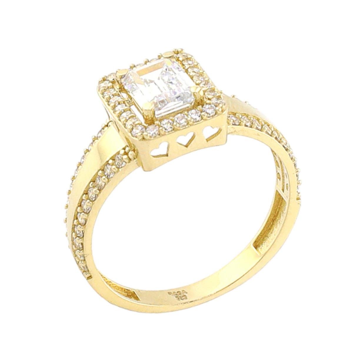 14 Ayar Altın Baget Yüzük  -  0184300