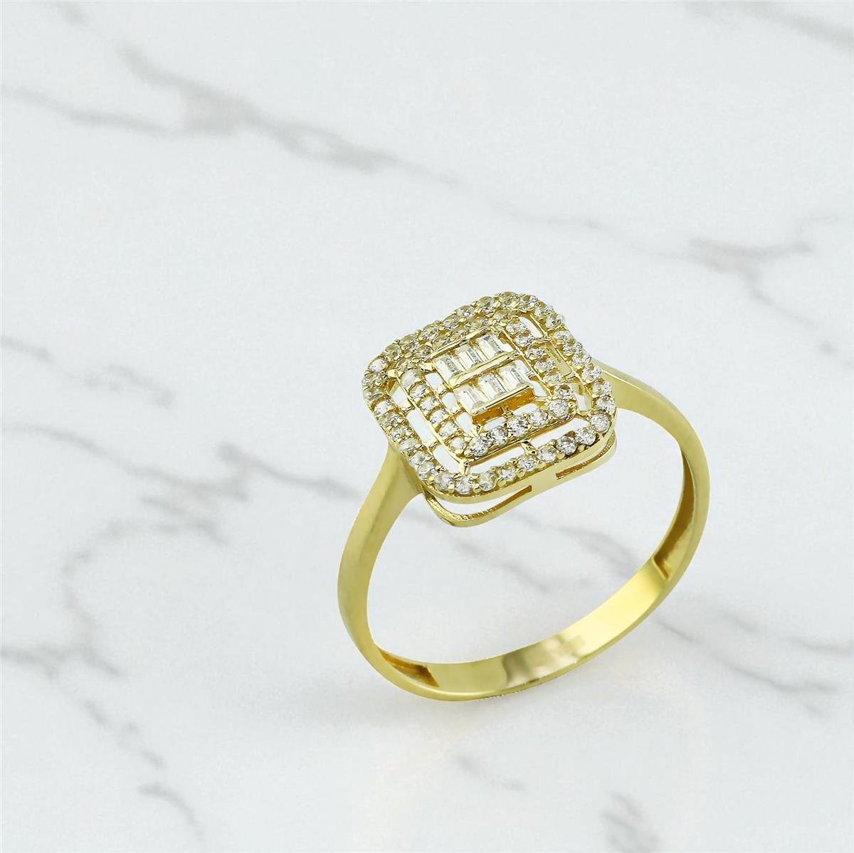 14 Ayar Altın Baget Yüzük  -  0199754