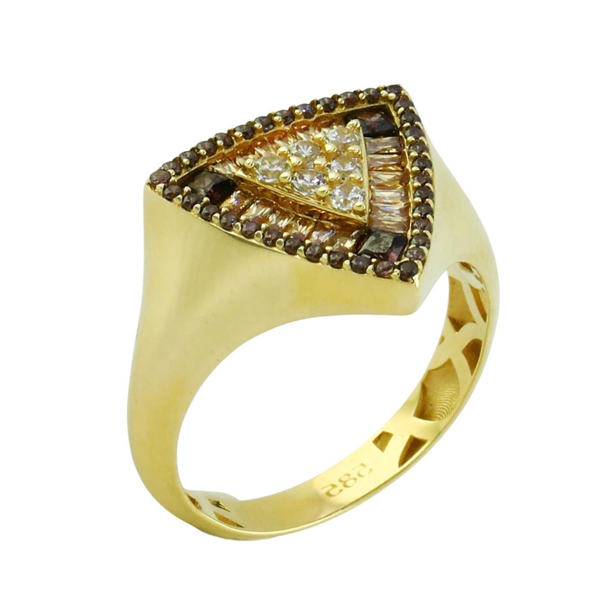 14 Ayar Altın Baget Yüzük  -  0203716