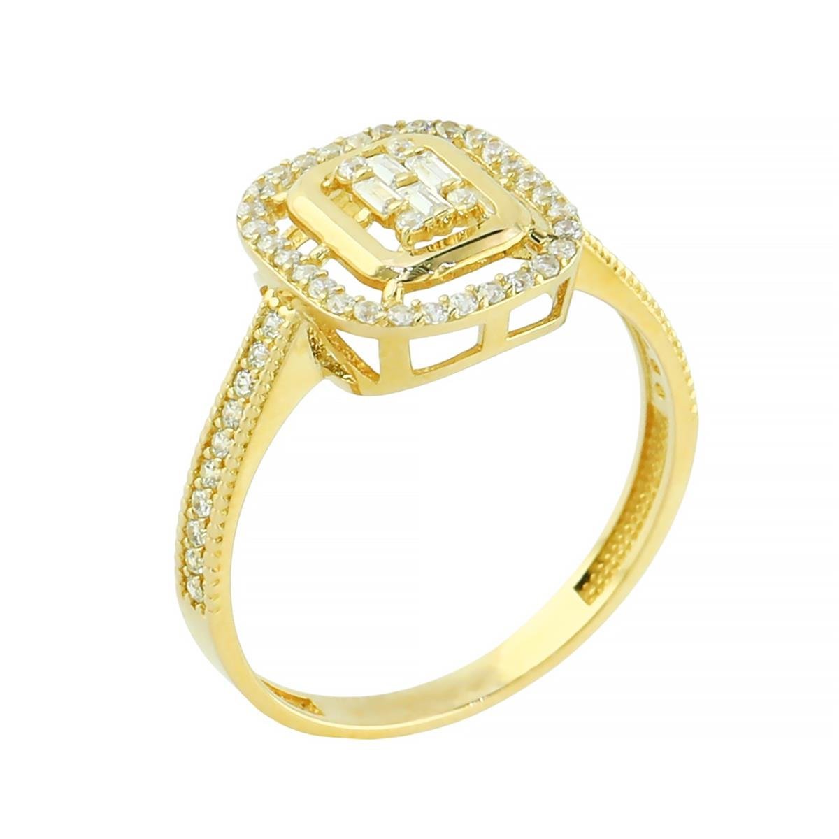 14 Ayar Altın Baget Yüzük  -  0205130