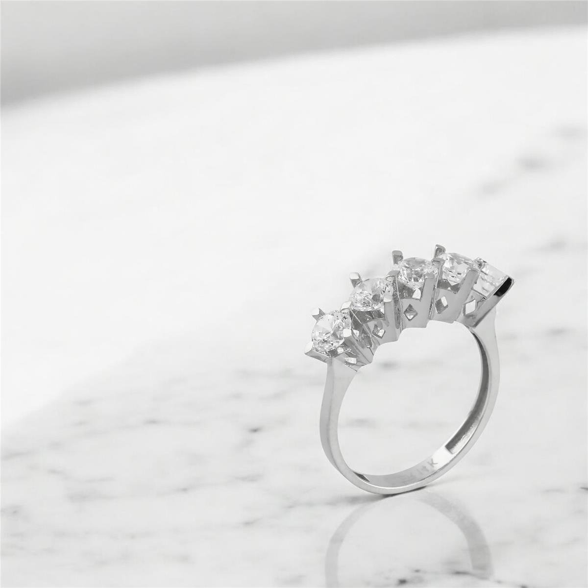 14 Ayar Altın Beştaş Yüzük  -  0202367