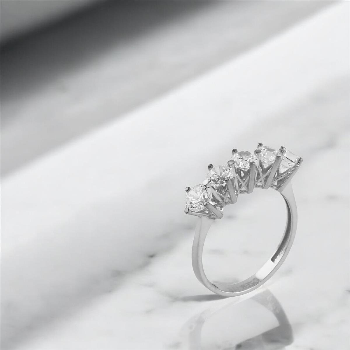 14 Ayar Altın Beştaş Yüzük  -  0202368