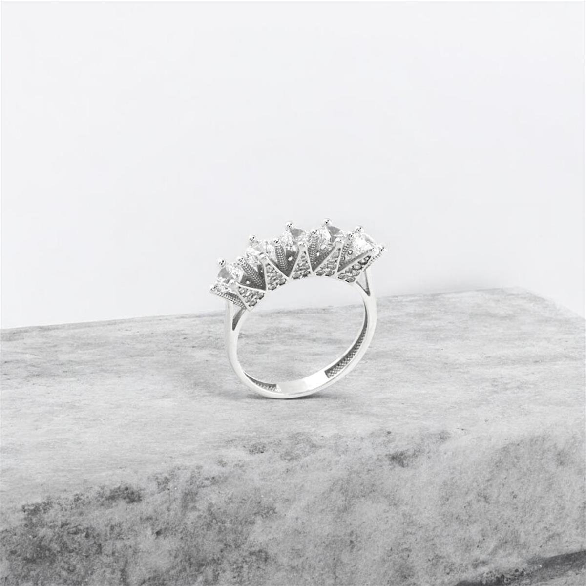 14 Ayar Altın Beştaş Yüzük  -  F003793