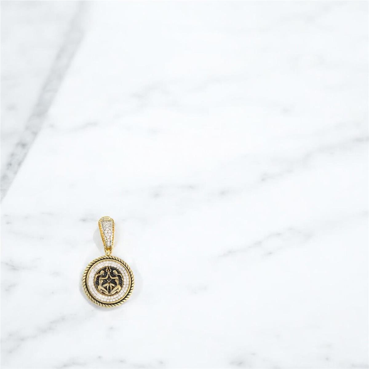 14 Ayar Altın Burç Kolye Ucu  -  0188347