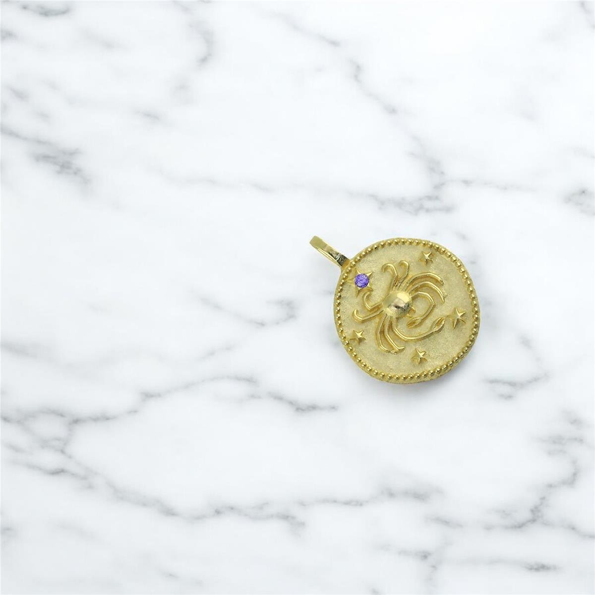 14 Ayar Altın Burç Kolye Ucu  -  0201797