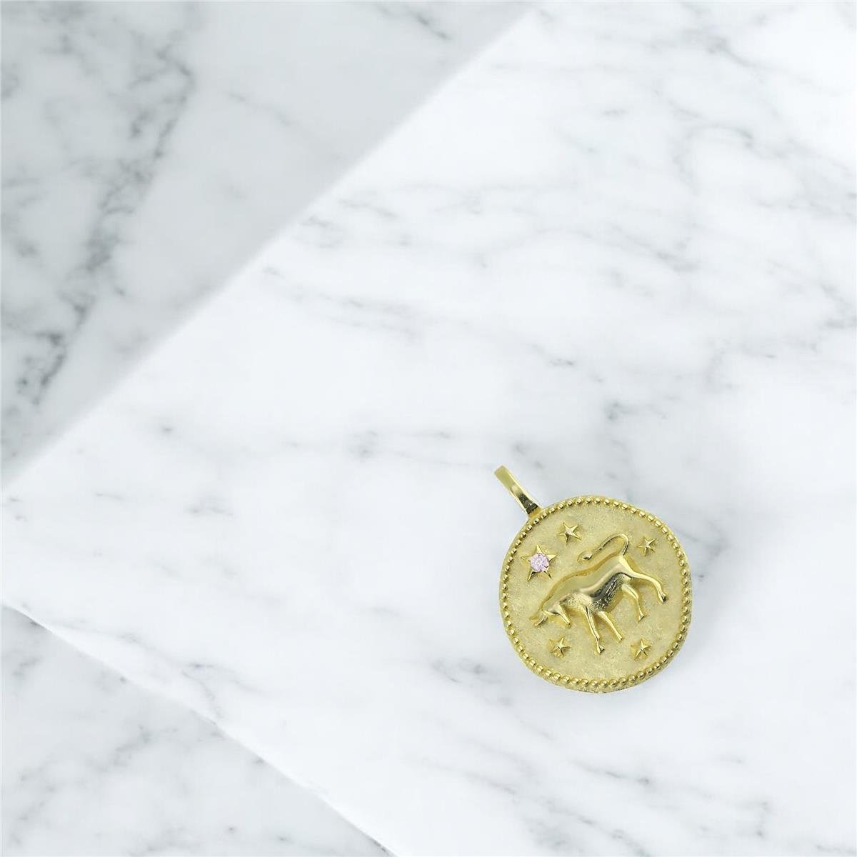 14 Ayar Altın Burç Kolye Ucu  -  0201799