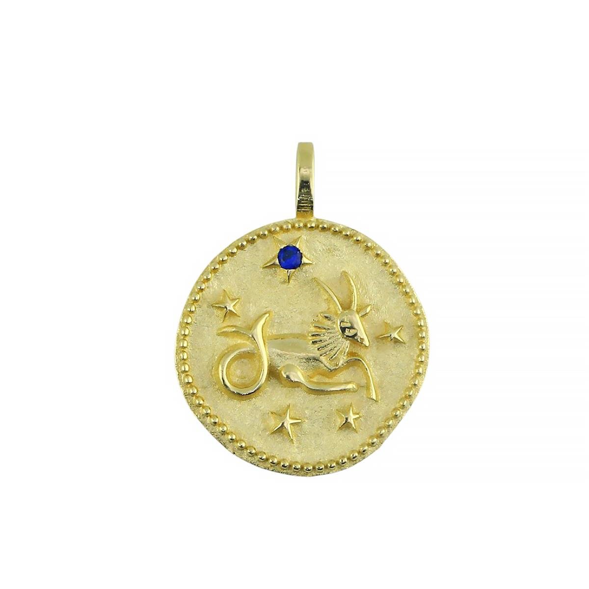 14 Ayar Altın Burç Kolye Ucu  -  0201805