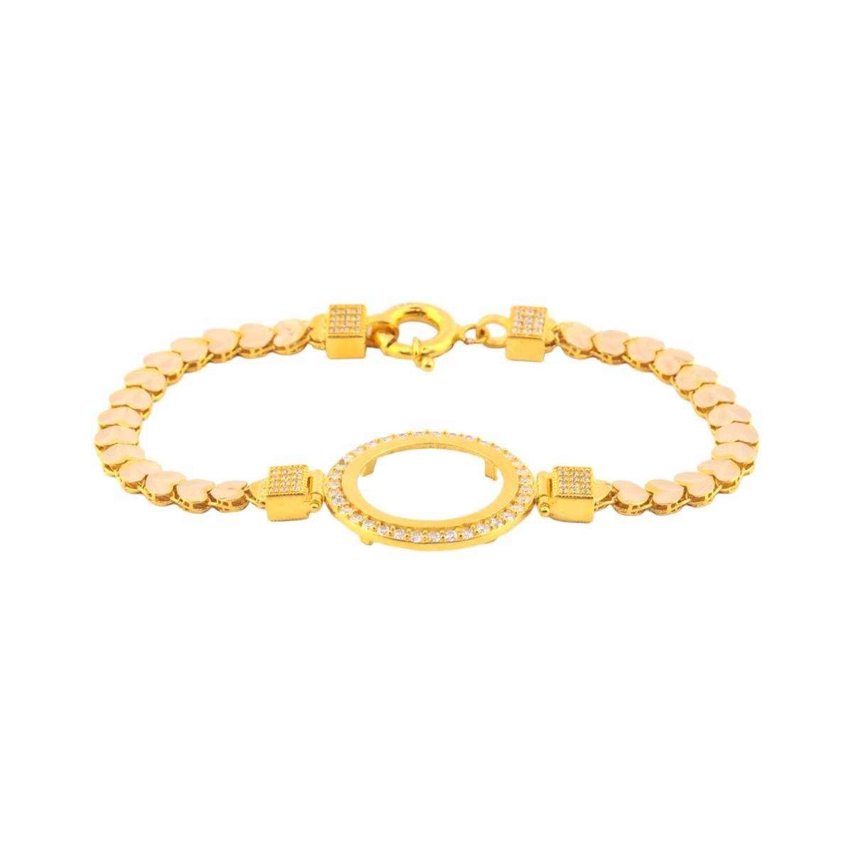 14 Ayar Altın Çerçeve Bileklik  -  0180888