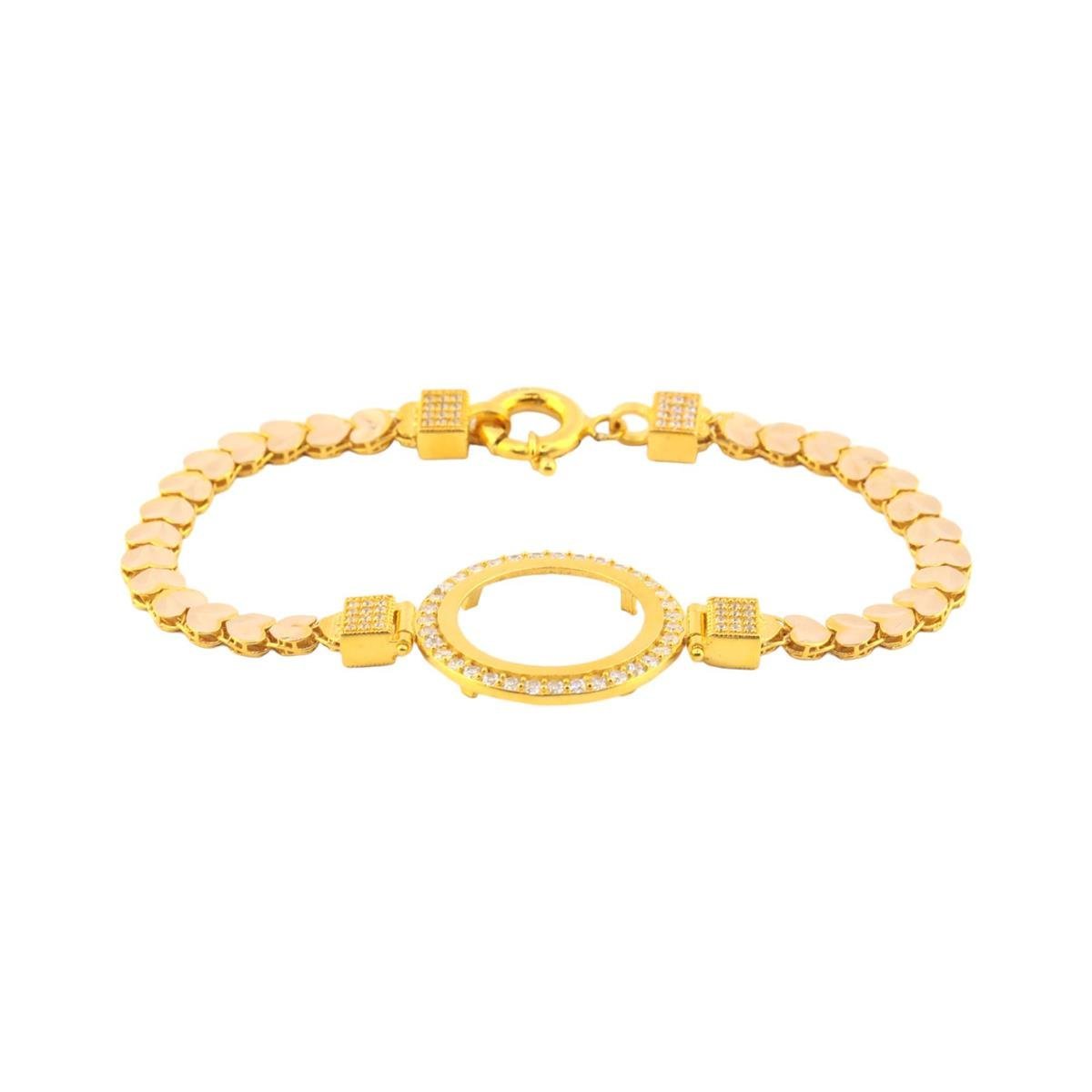 14 Ayar Altın Çerçeve Bileklik  -  0180888