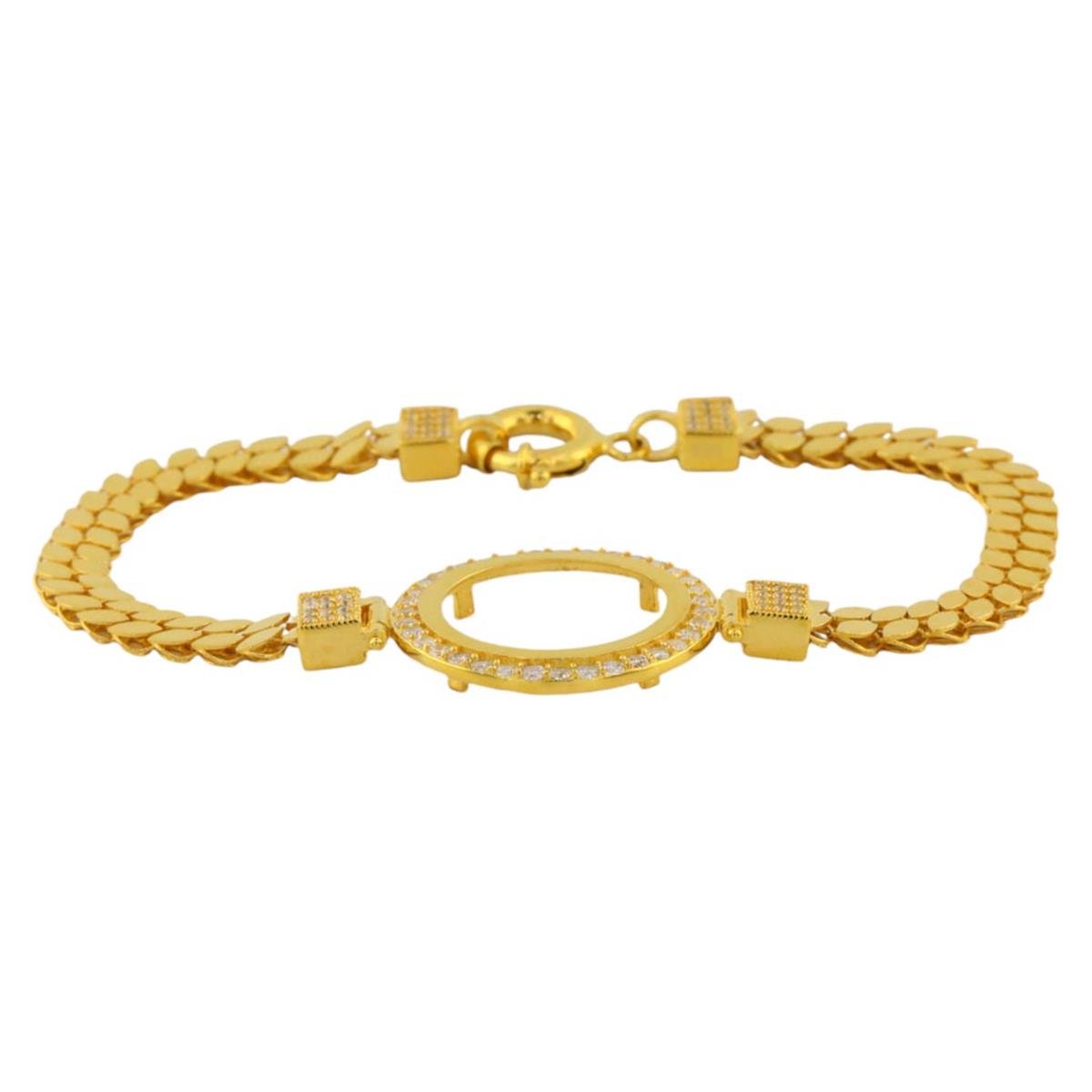 14 Ayar Altın Çerçeve Bileklik  -  0187733