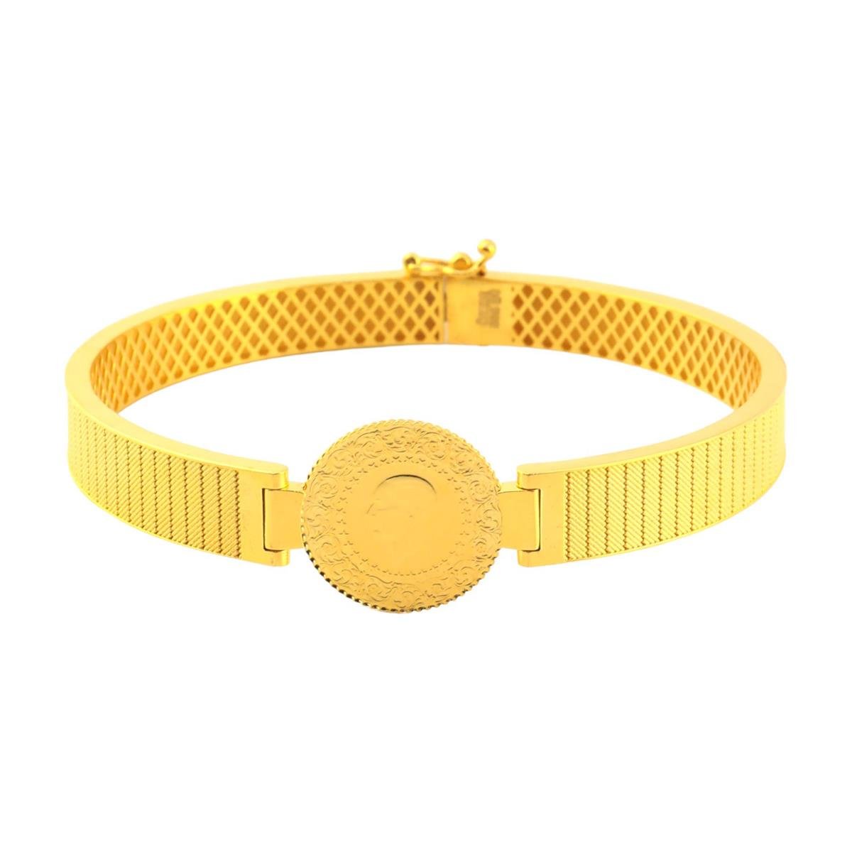 14 Ayar Altın Çeyrekli Bilezik  -  0180729