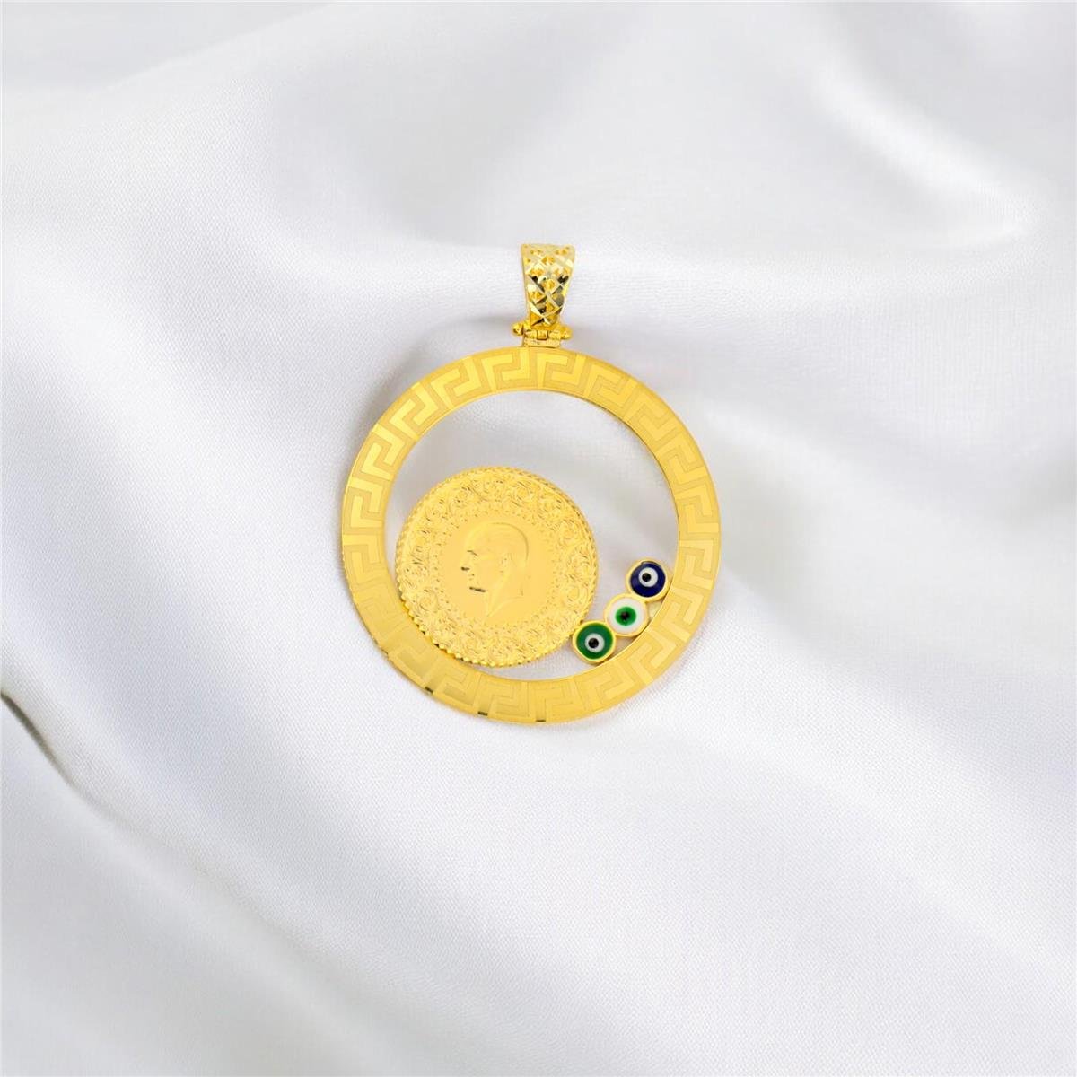 14 Ayar Altın Çeyrekli Kolye Ucu  -  0180758