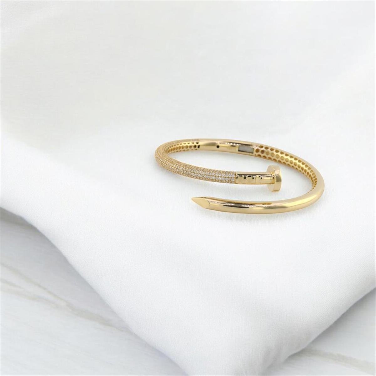 14 Ayar Altın Çivi Bilezik  -  0188601