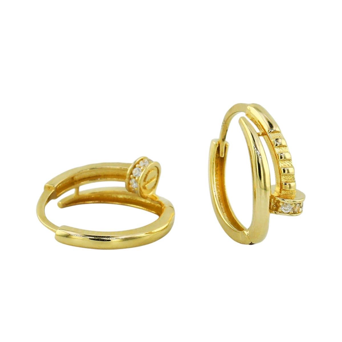 14 Ayar Altın Çivi Küpe  -  0197934