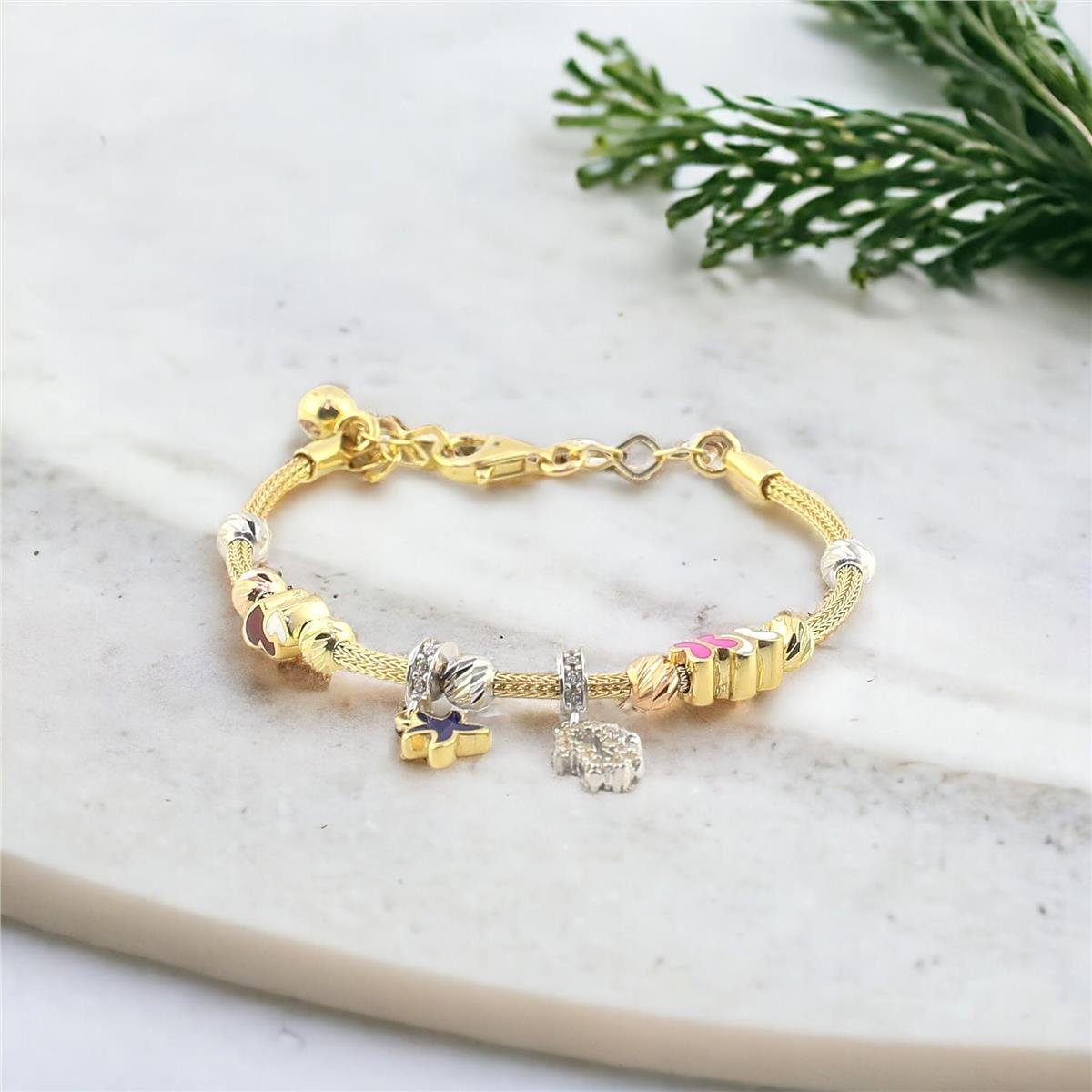 14 Ayar Altın Çocuk Bileklik  -  0178536