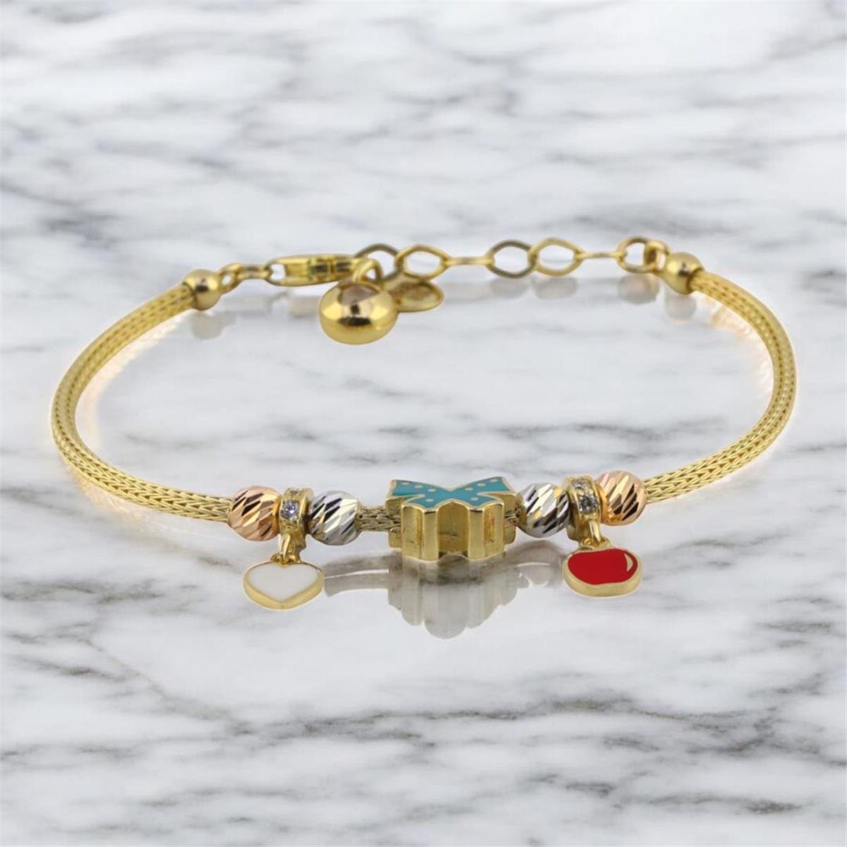 14 Ayar Altın Çocuk Bileklik  -  0187783