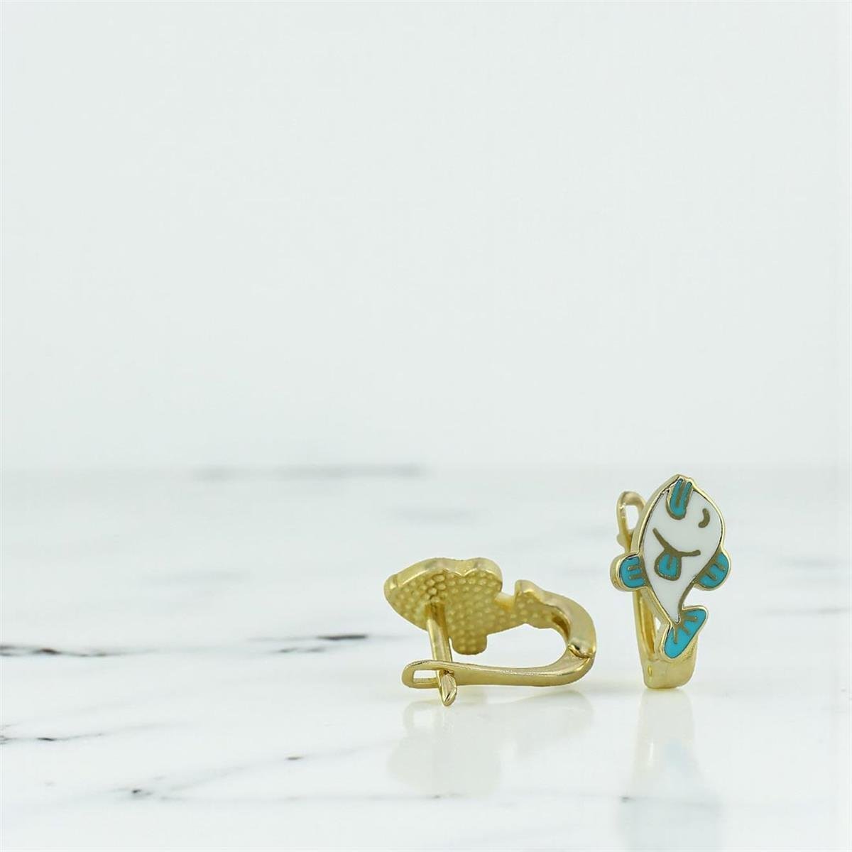 14 Ayar Altın Çocuk Küpe  -  0201006