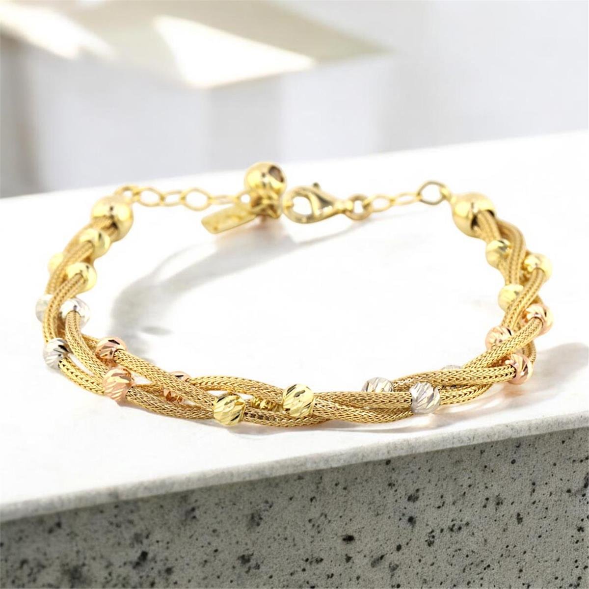 14 Ayar Altın Dorika Bileklik  -  0188383