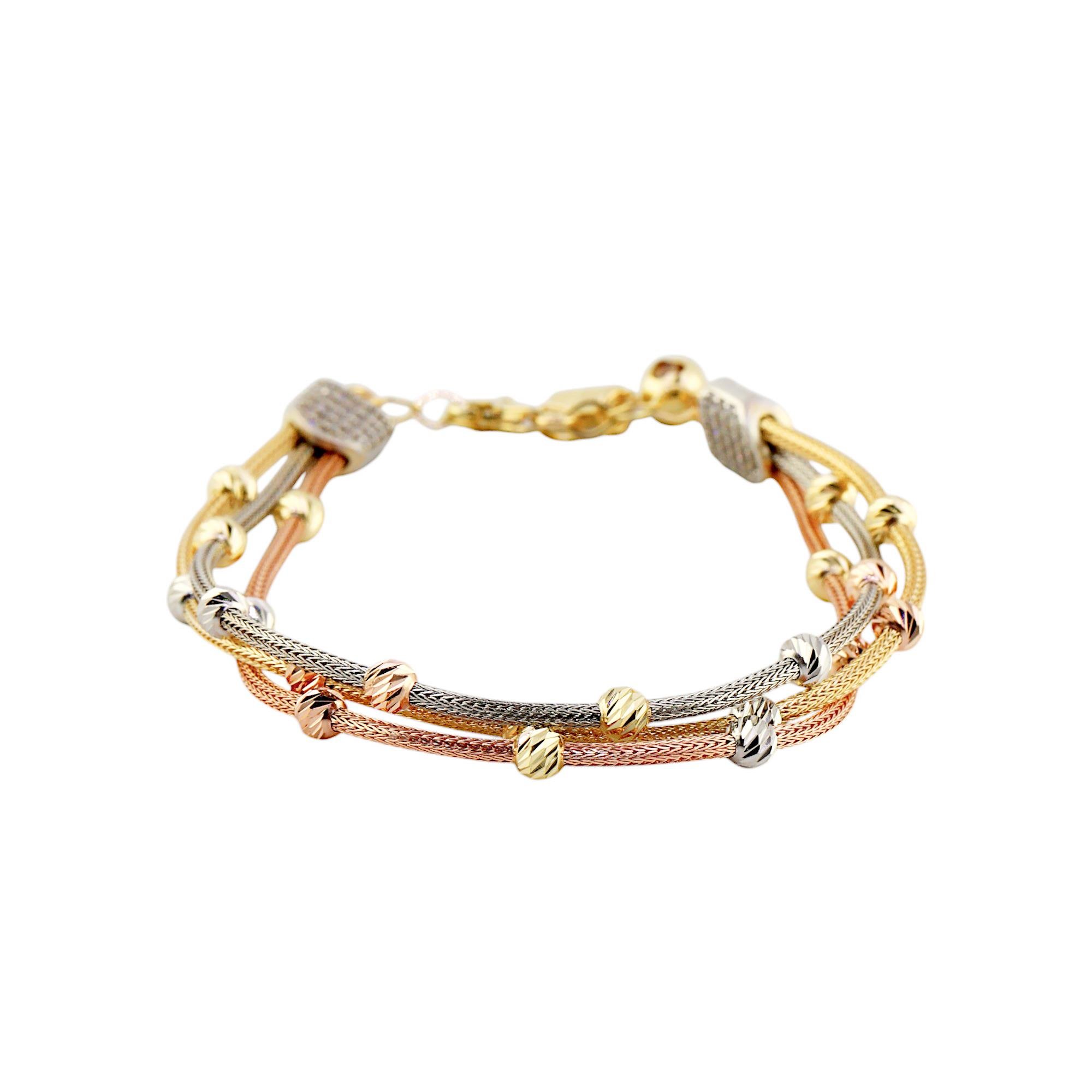 14 Ayar Altın Dorika Bileklik  -  0192911