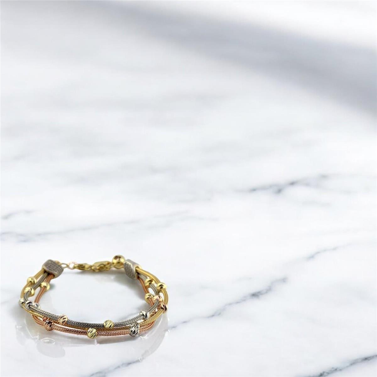 14 Ayar Altın Dorika Bileklik  -  0192911