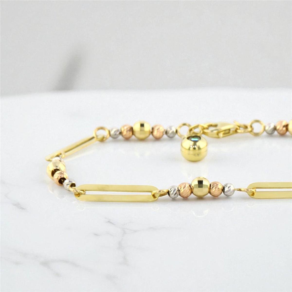 14 Ayar Altın Dorika Bileklik  -  0195203