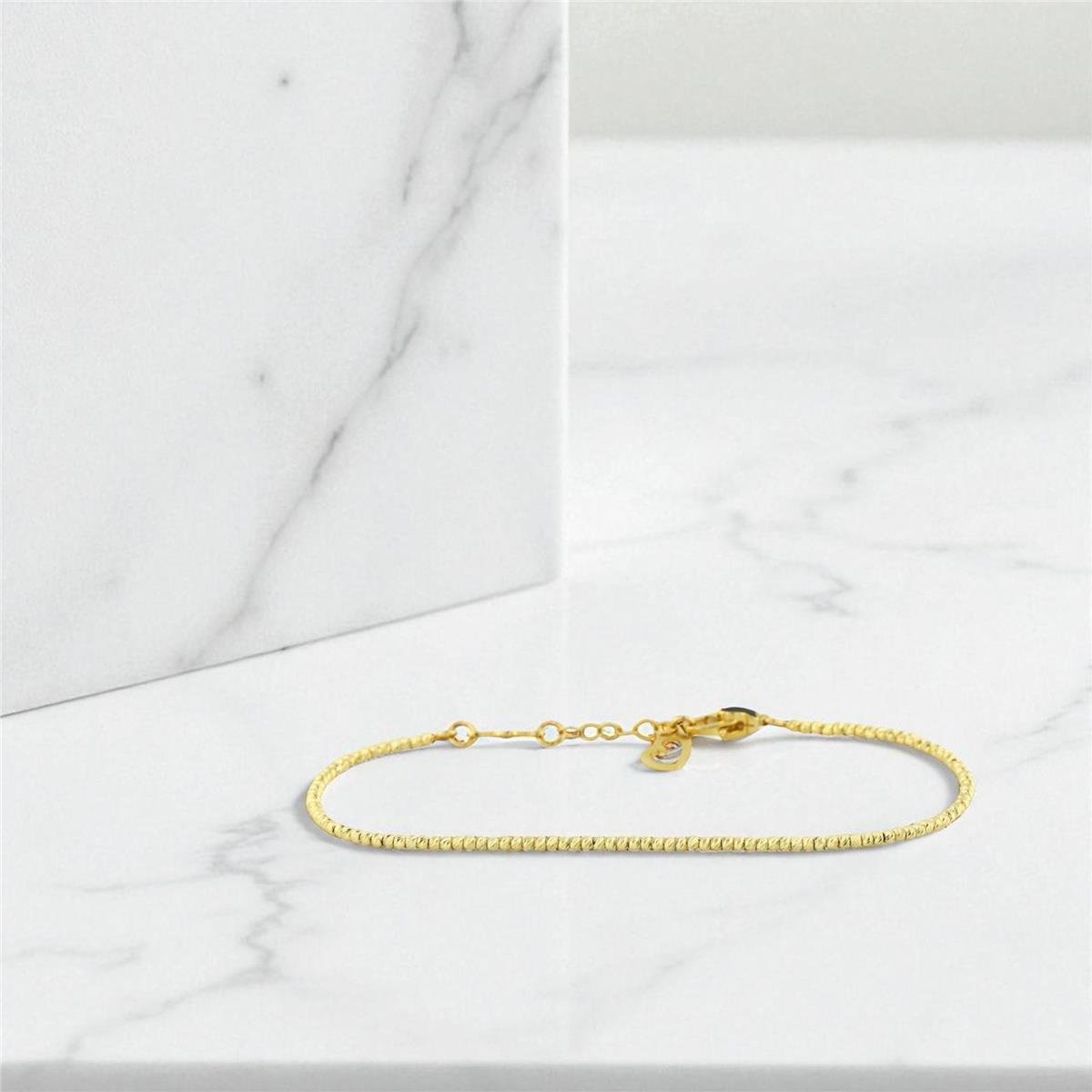 14 Ayar Altın Dorika Bileklik  -  0198725