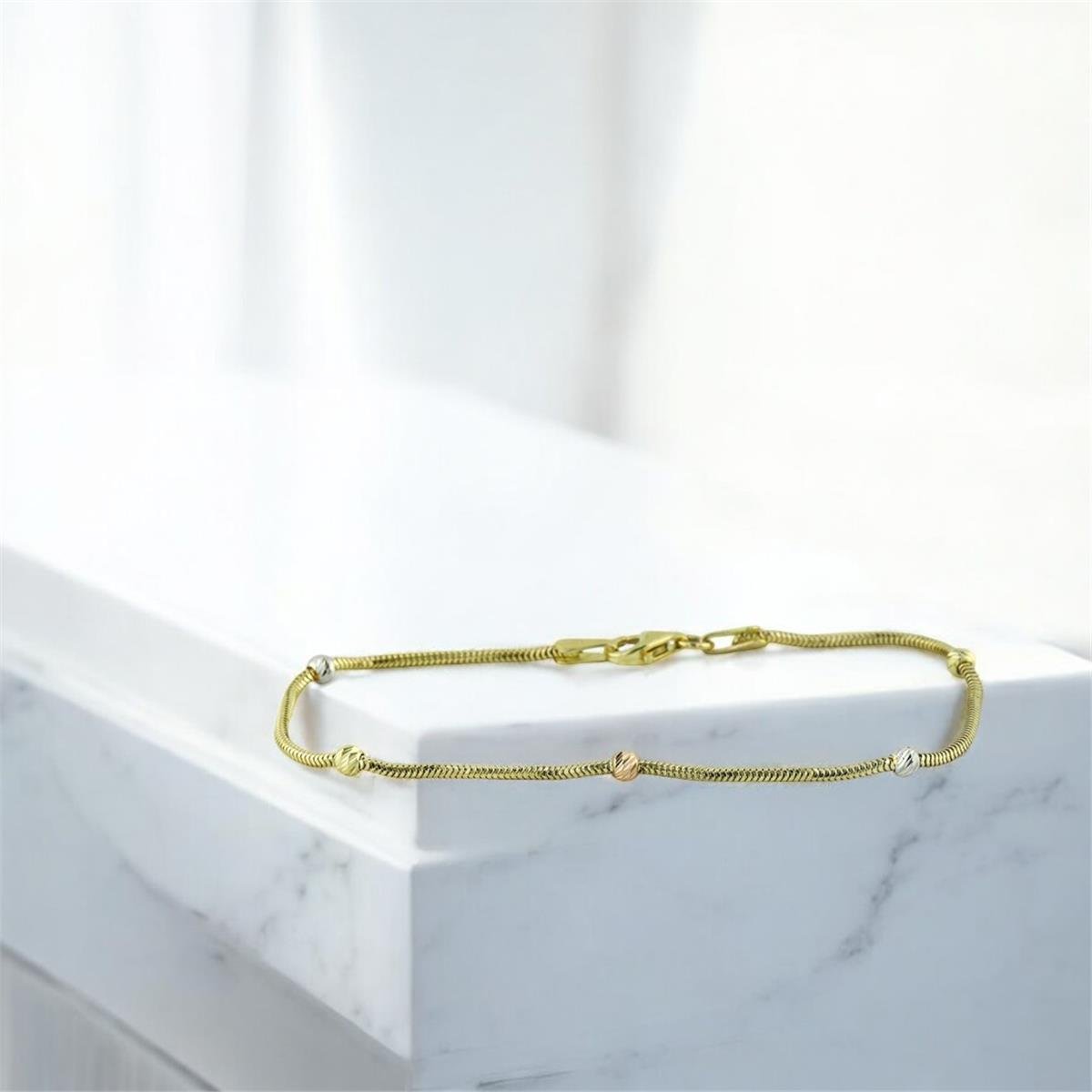 14 Ayar Altın Dorika Bileklik  -  0202193